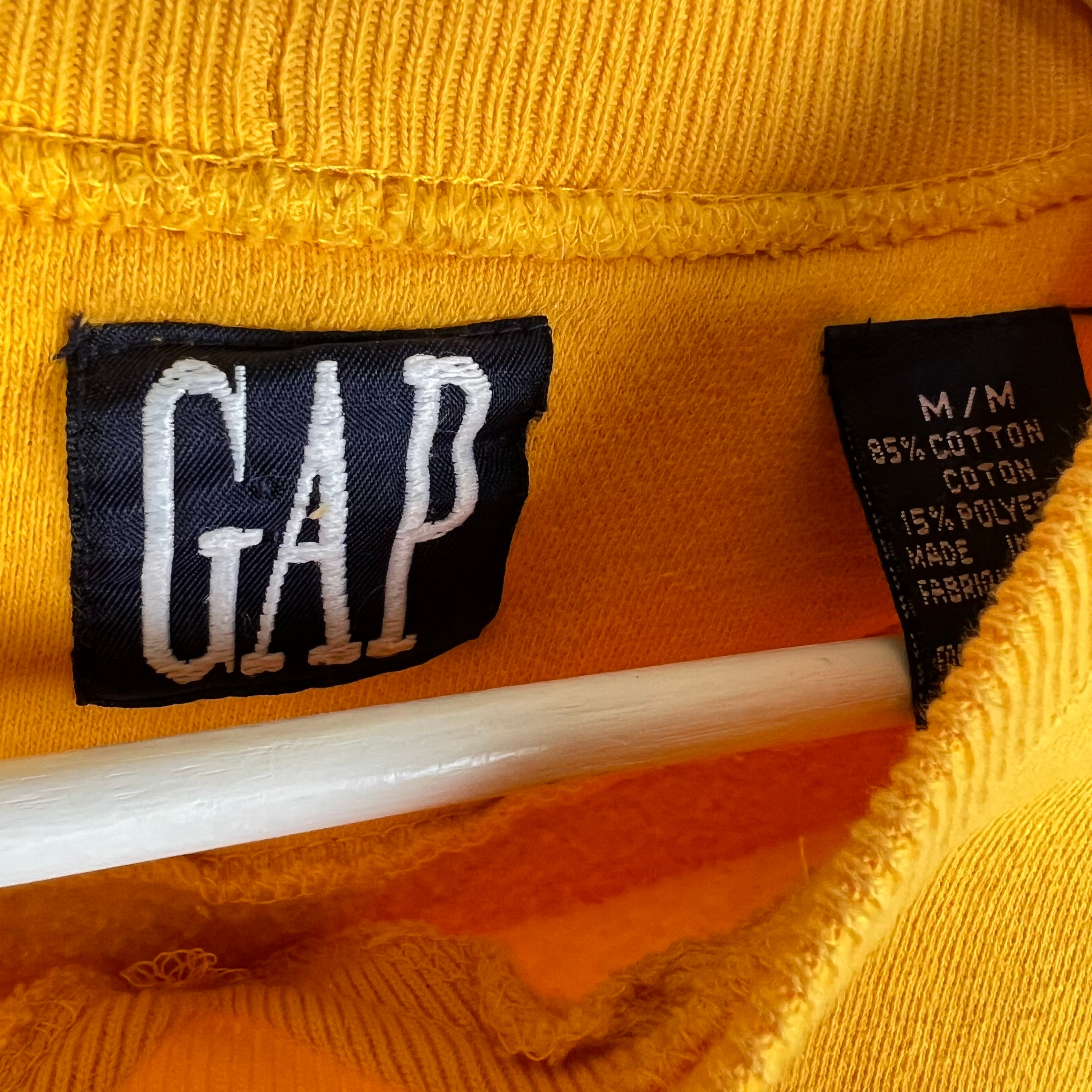 Vintage Gap Blank Crewneck Banana Yellow