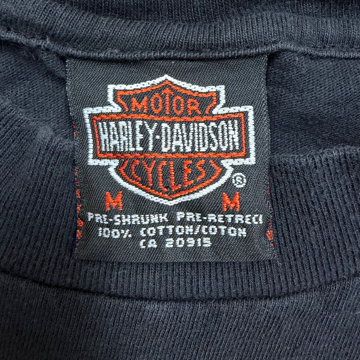2000’s Harley Davidson “Forged In Fire” Flames Longsleeve Black