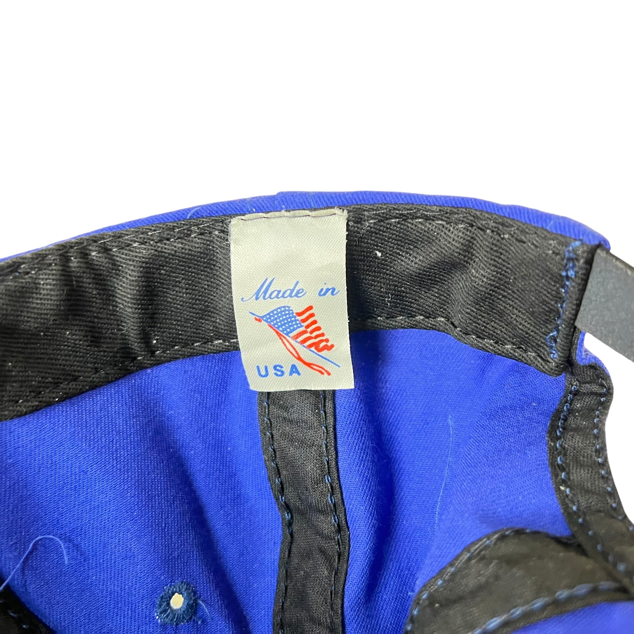 Vintage Smith & Wesson Academy Spellout StrapBack Blue