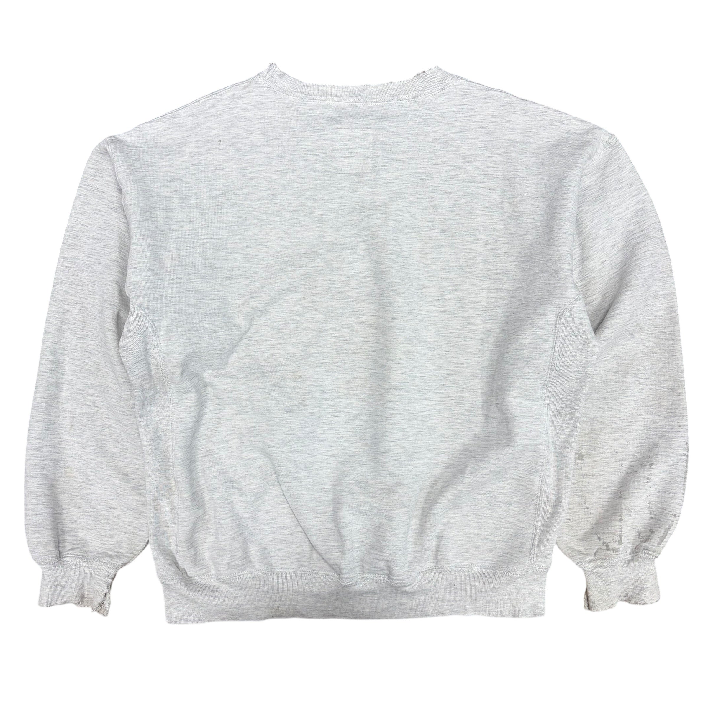 Vintage Russell Athletic North Carolina Arch Spellout Crewneck Grey