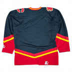 Vintage Starter NHL Calgary Flames Blasty Blank Alternate Jersey Black