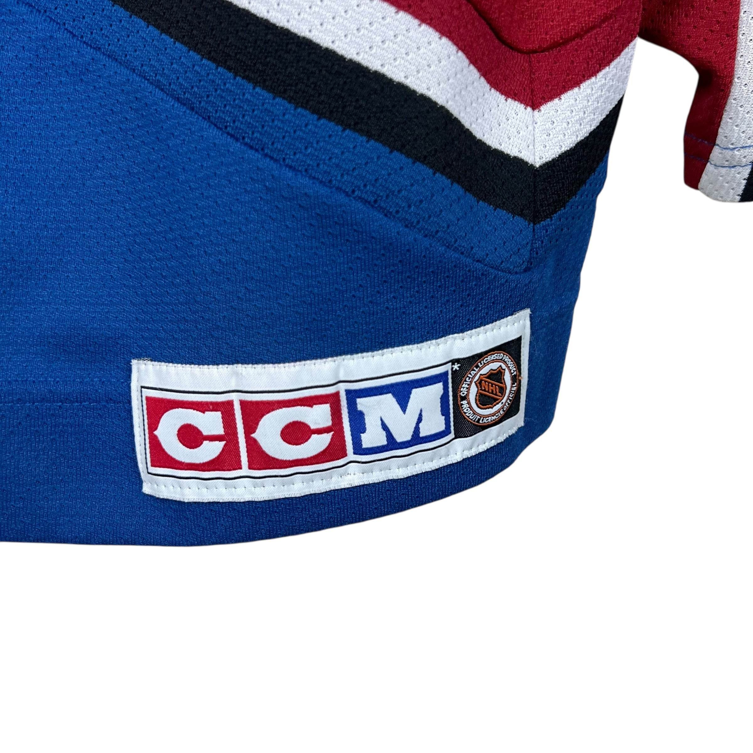Vintage 90s CCM Colorado Avalanche Blank Away Jersey