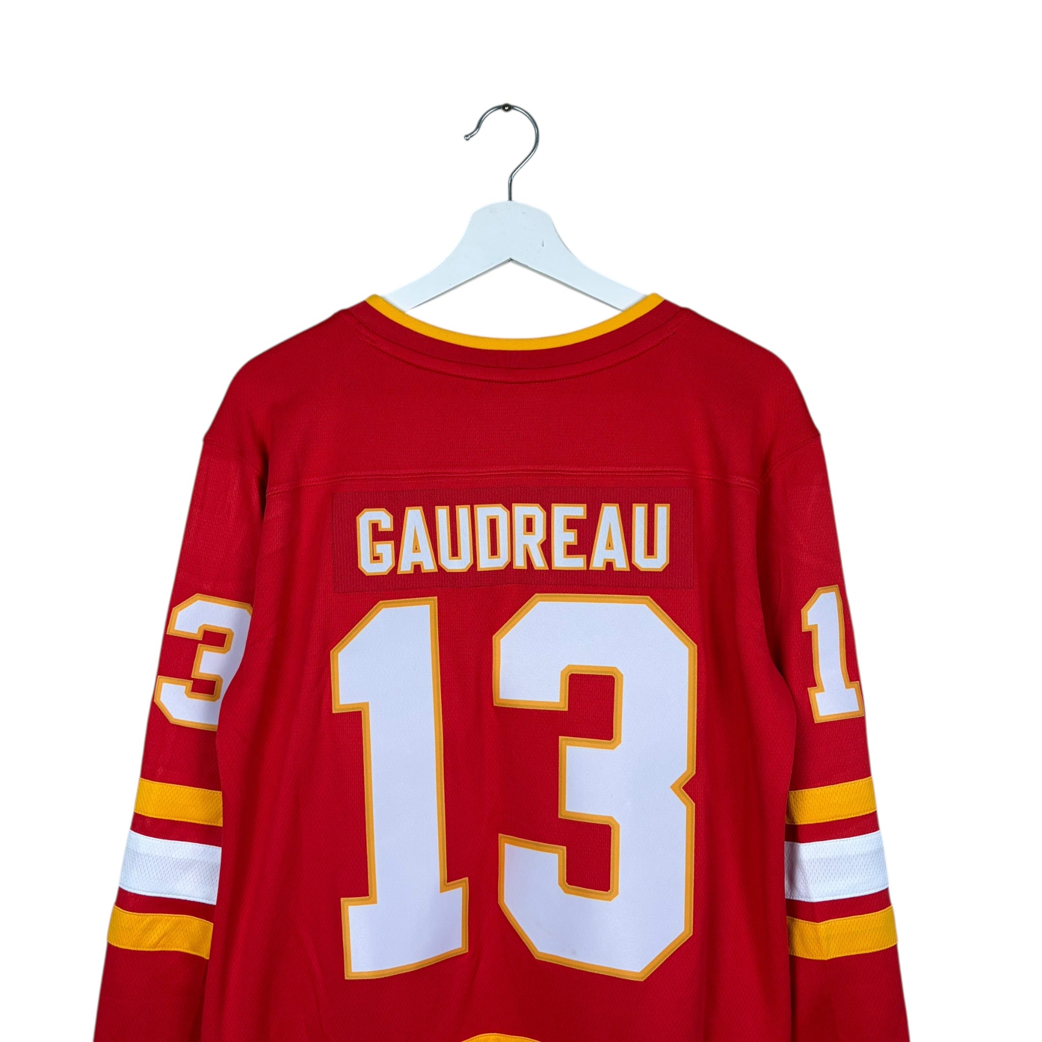 Vintage Fanatics Women’s NHL Calgary Flames Johnny Gaudreau Away Jersey