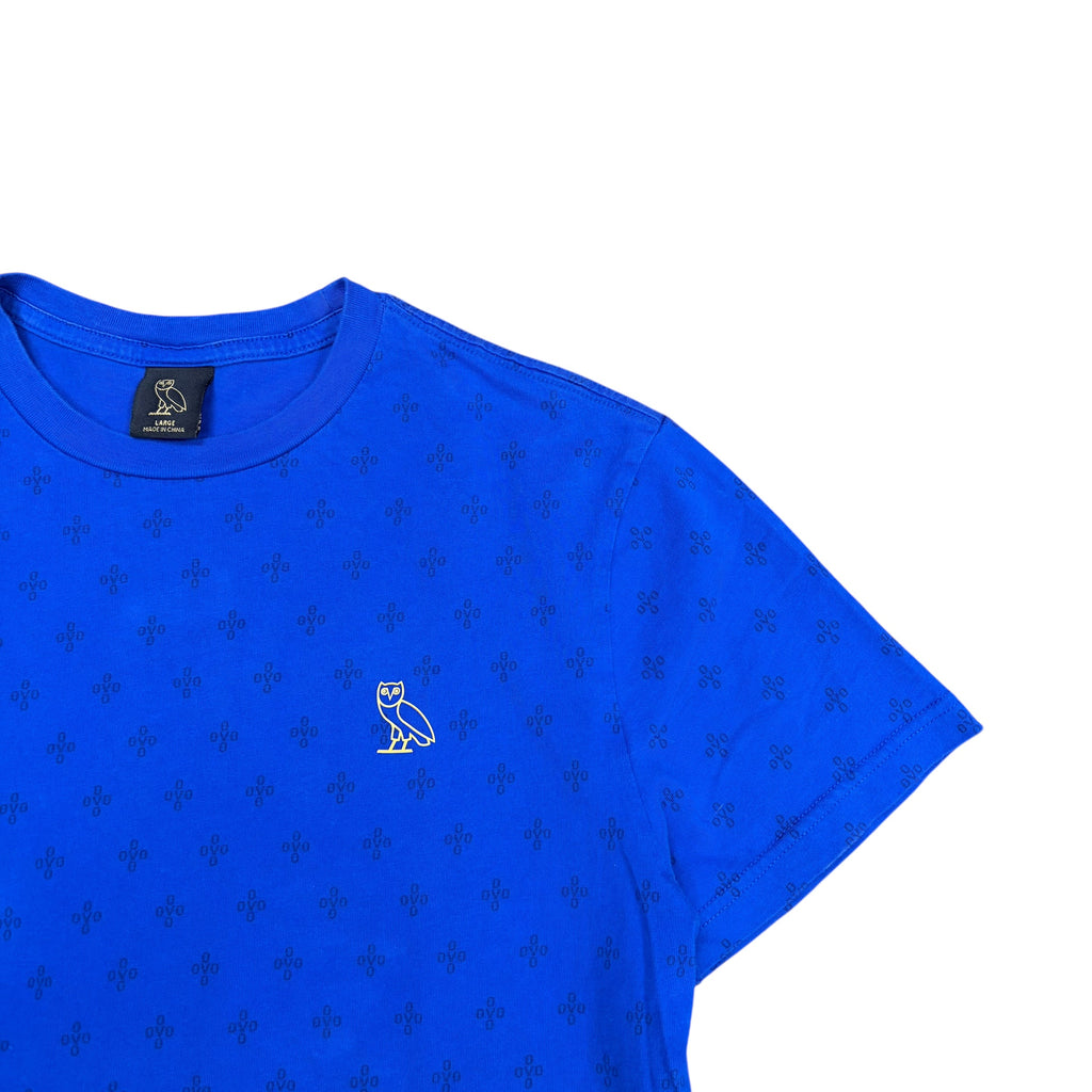 OVO Chest Logo Tee Royal Blue