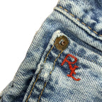 Vintage Polo Ralph Lauren Distressed Jeans Light Wash