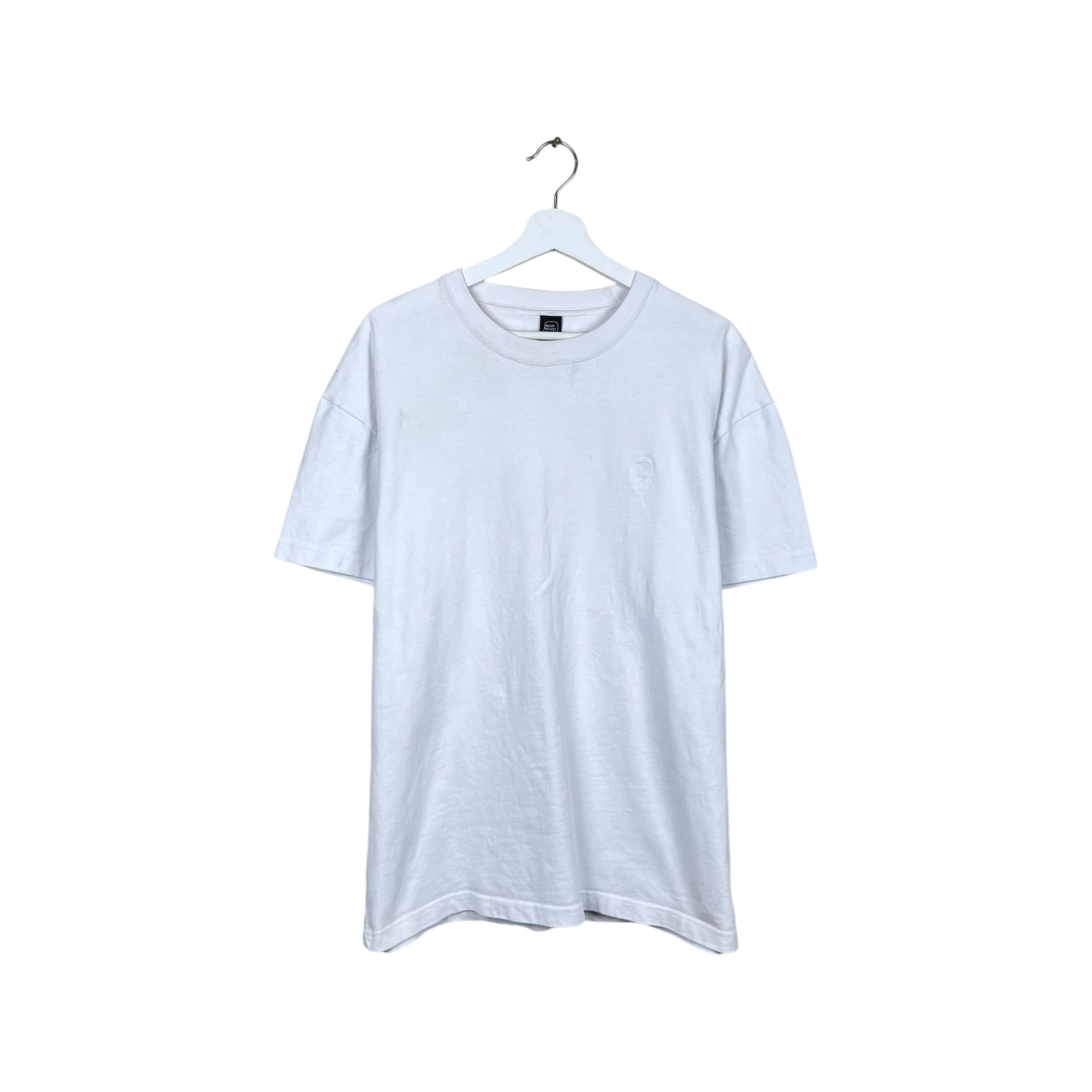 Brain Dead Embroidered Logo Tee White