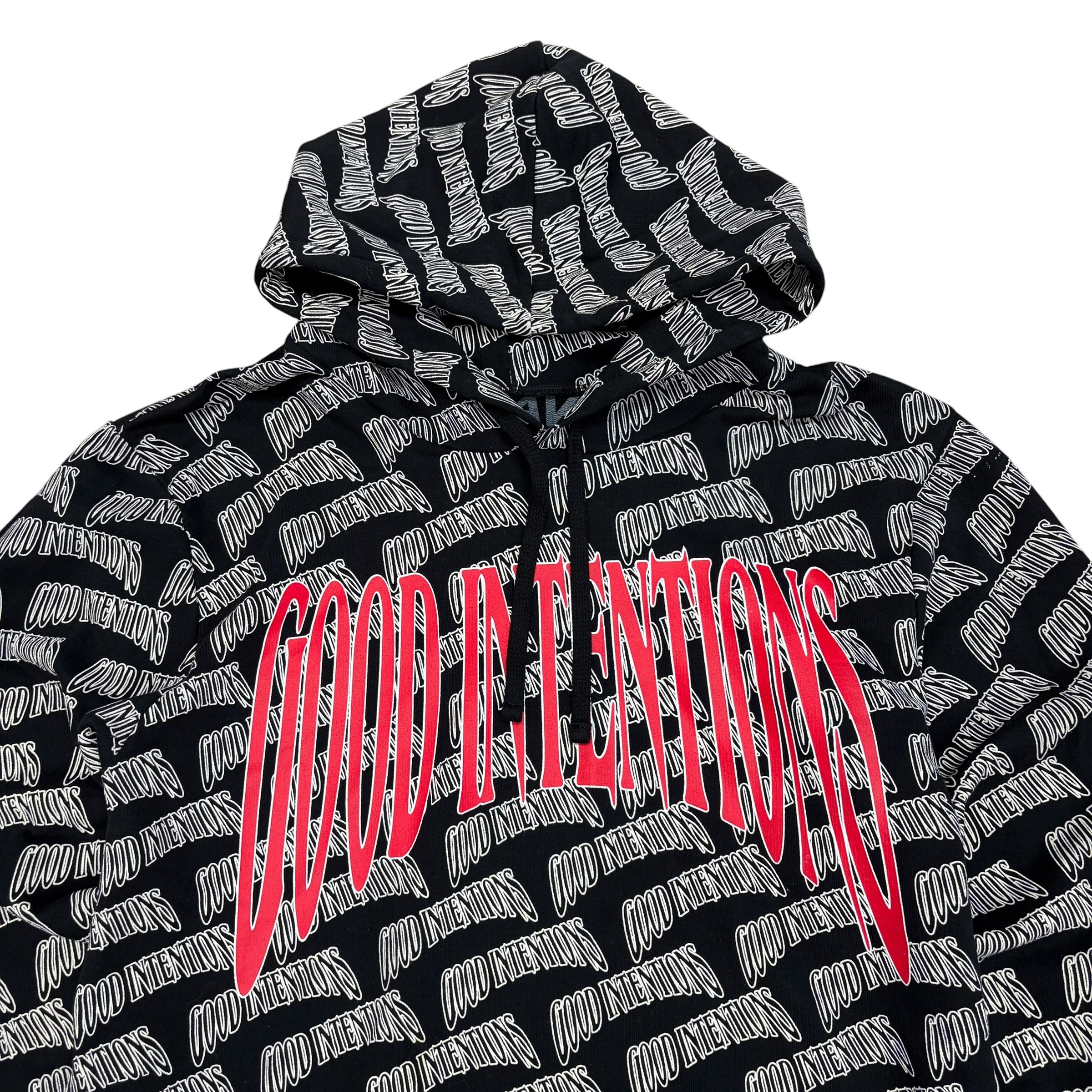 Nav x Vlone “Good Intentions” AOP Hoodie Black