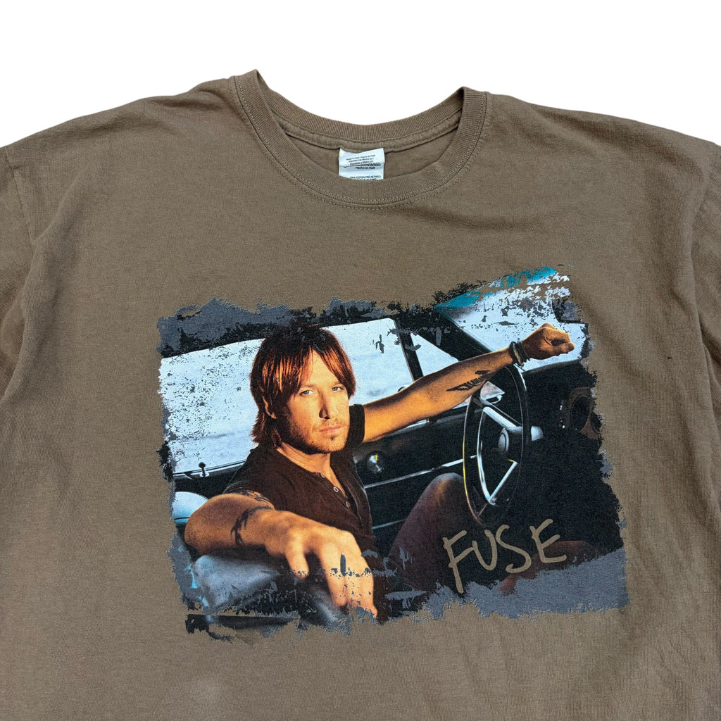 2013 Keith Urban Fuse Country Album Tour Tee Brown