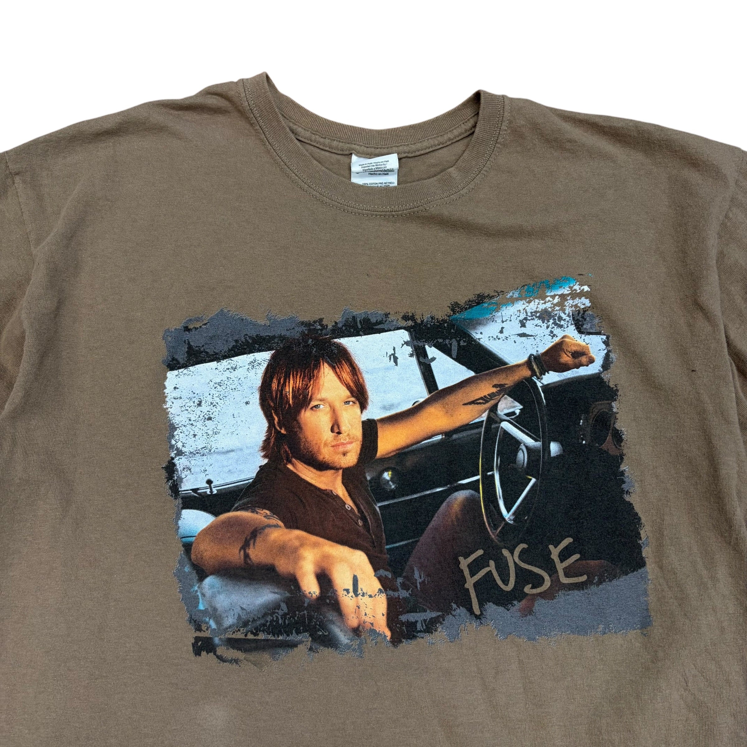 2013 Keith Urban Fuse Country Album Tour Tee Brown
