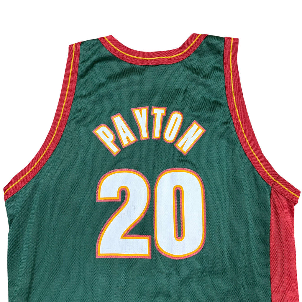 Vintage 90’s Champion NBA Seattle SuperSonics Gary Payton Away Jersey