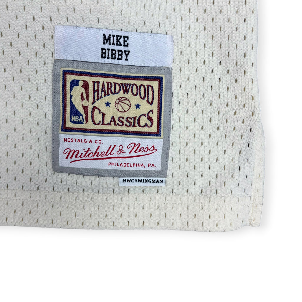 Vintage Mitchell & Ness NBA Vancouver Grizzlies Chainstitch Collection Mike Bibby Jersey