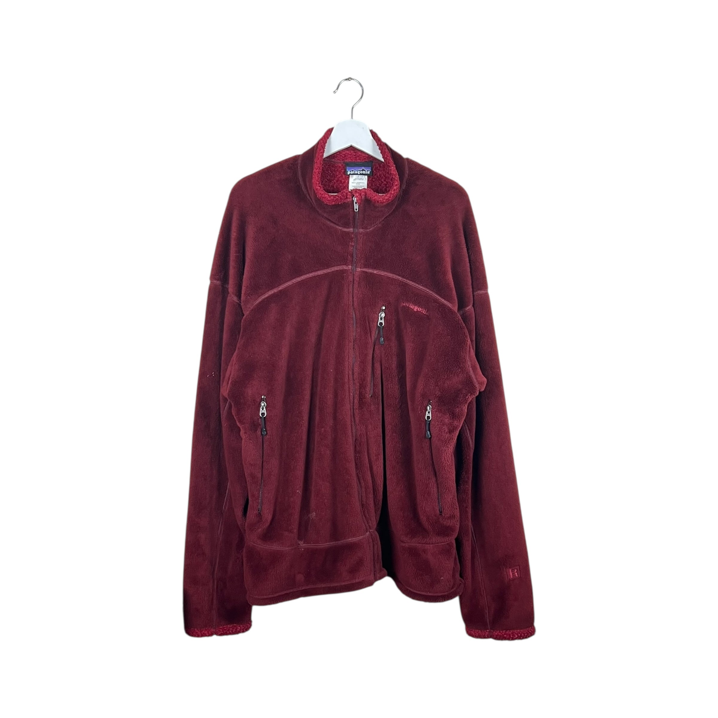 Vintage Patagonia R4 Fleece Jacket Maroon