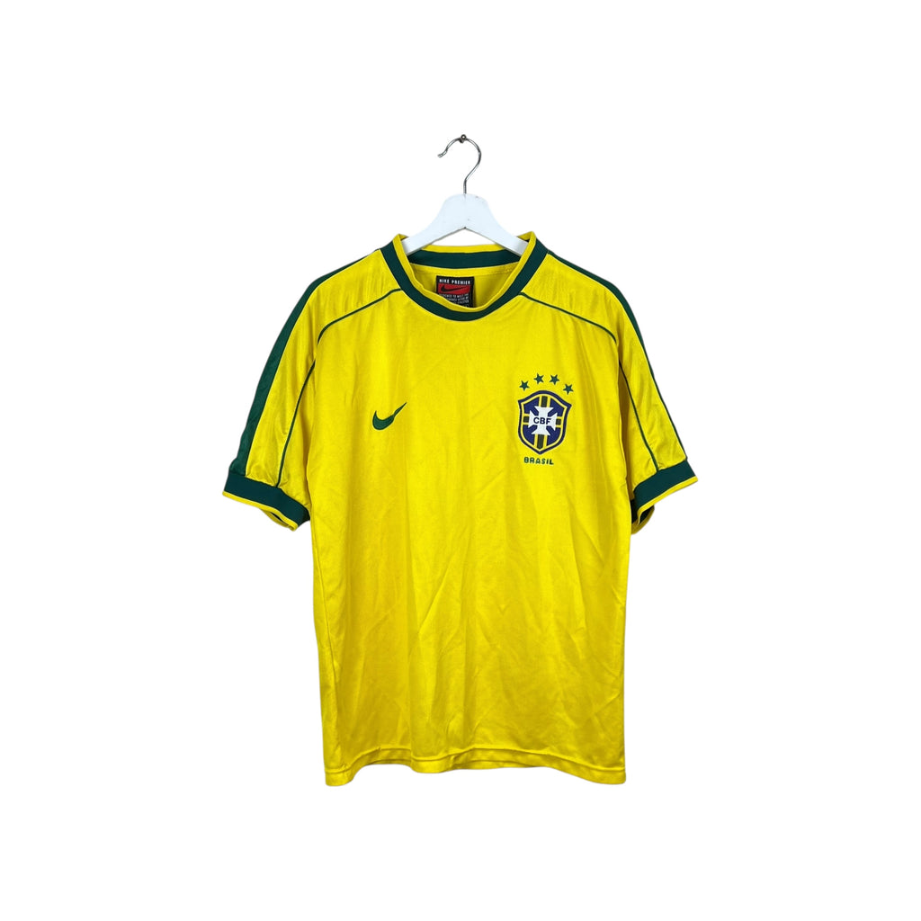 1996 Nike Brazil Blank Home Jersey