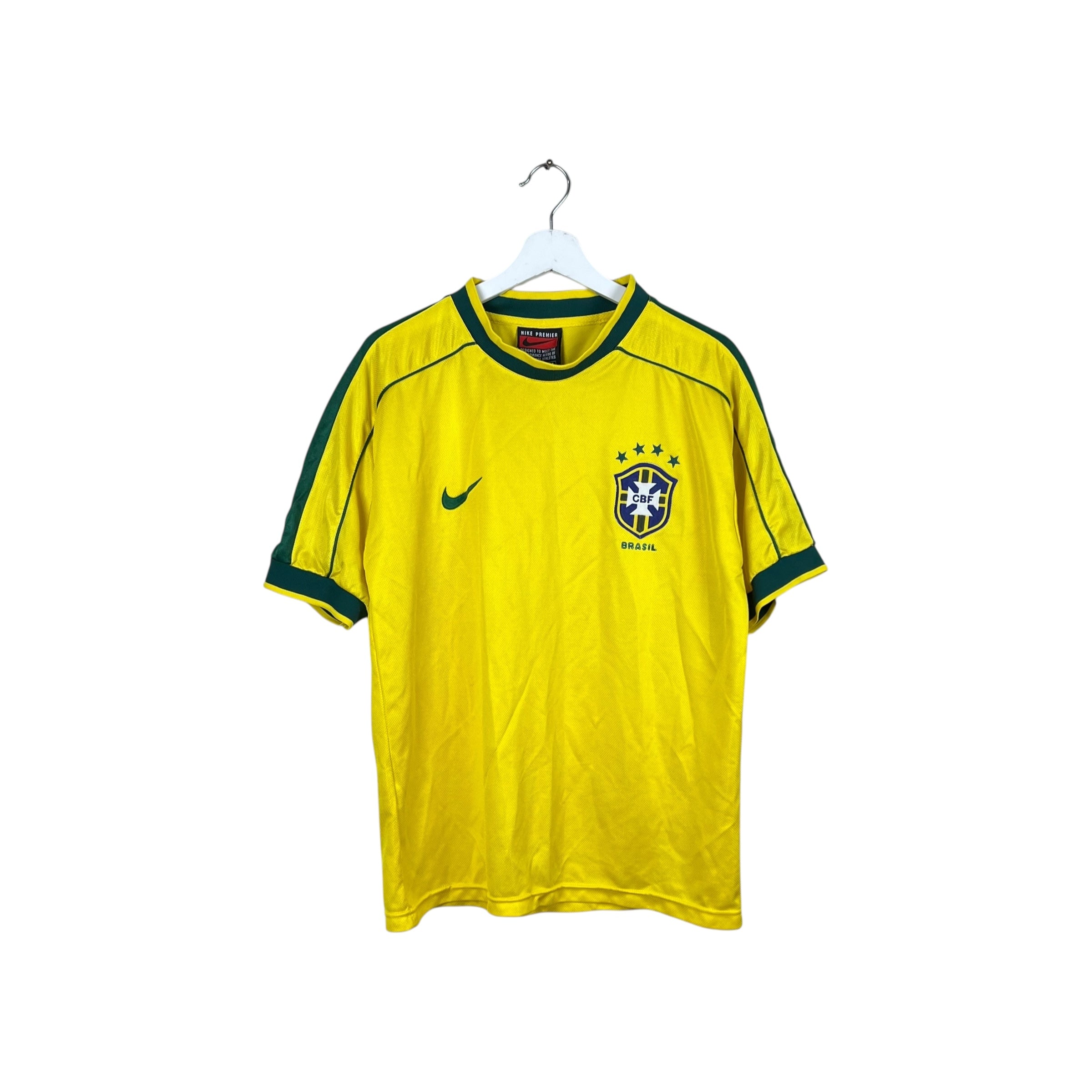 1996 Nike Brazil Blank Home Jersey
