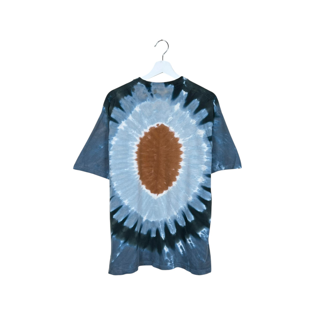 Vintage Liquid Blue Atlanta Falcons Tye Die Logo Tee