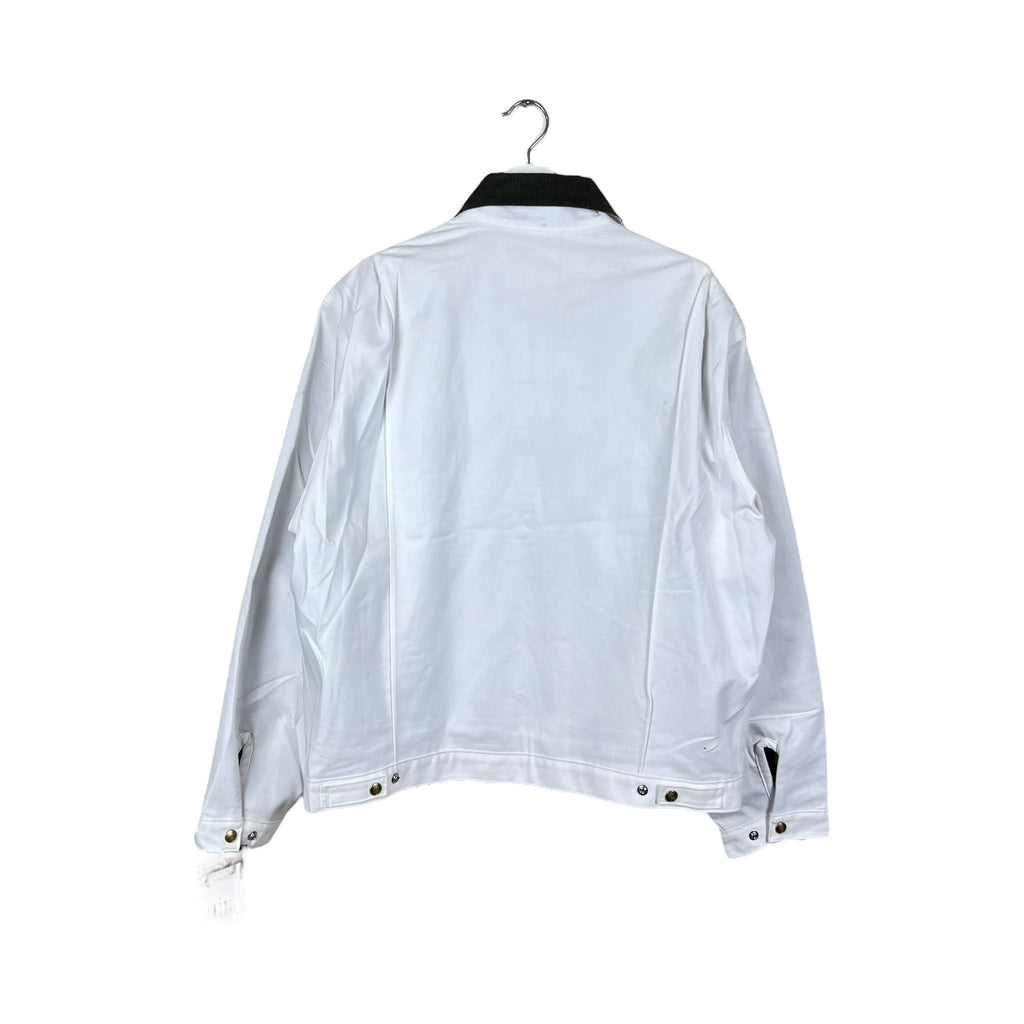 Vintage Dickies Painters Flannel Lined Jacket White
