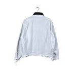 Vintage Dickies Painters Flannel Lined Jacket White