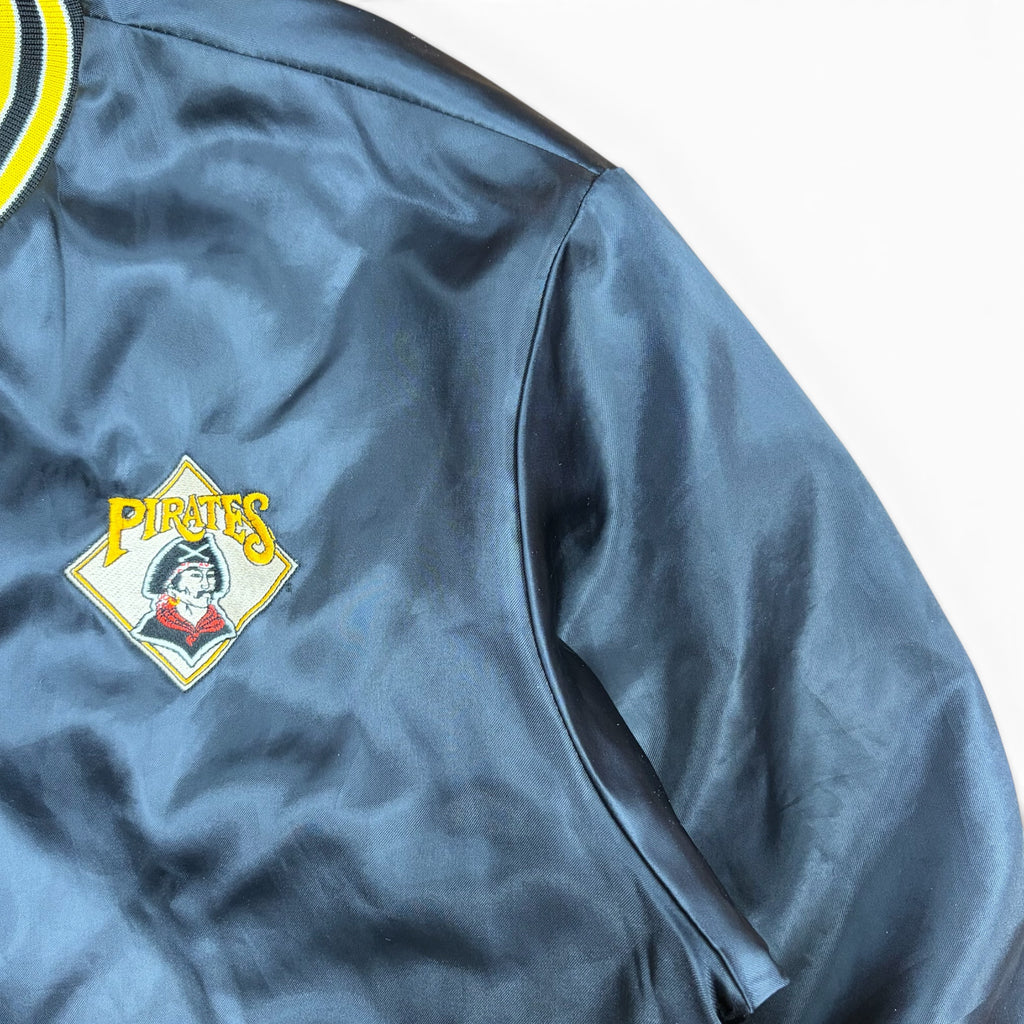 Vintage Swingster MLB Pittsburgh Pirates Logo Satin Bomber Jacket