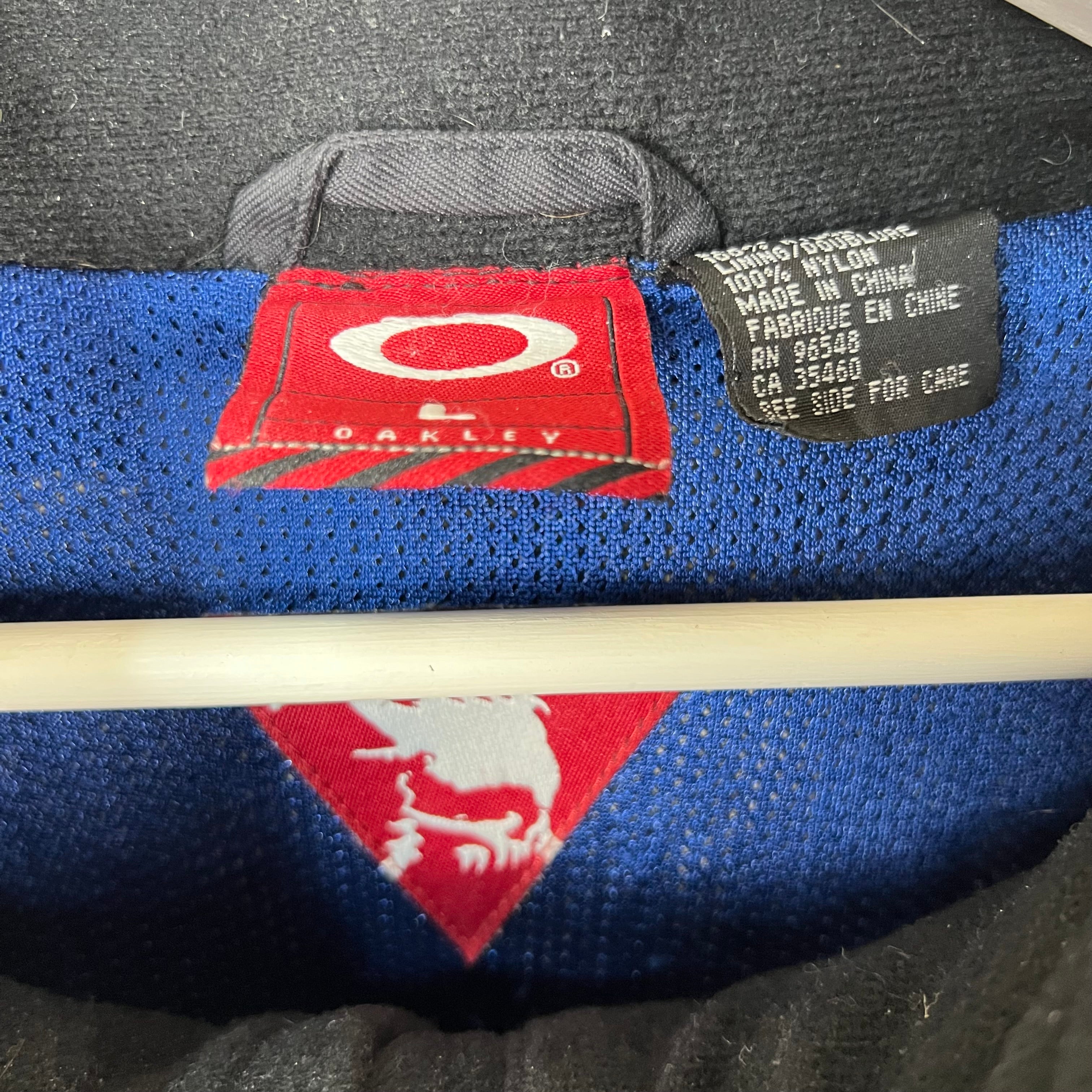 Vintage Oakley Technical Archive Zip Up Jacker Black