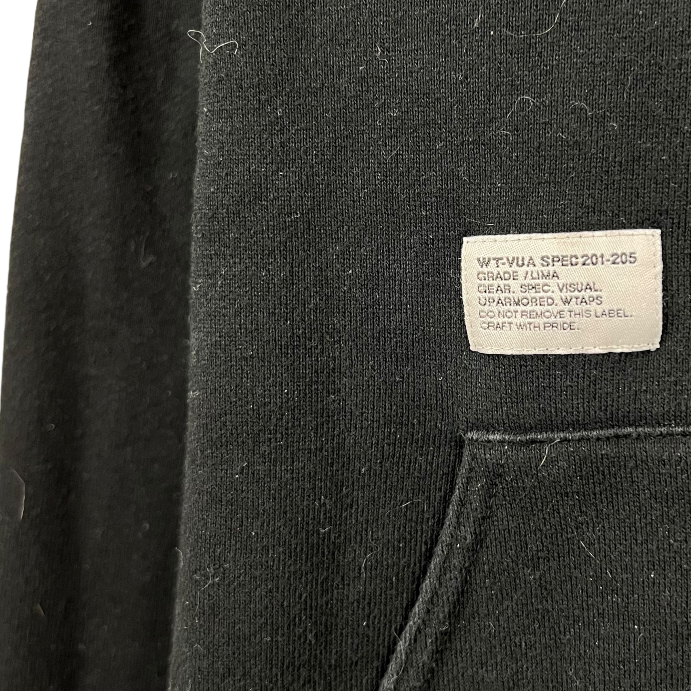 WTAPS Desert Storm Squad Hoodie Black