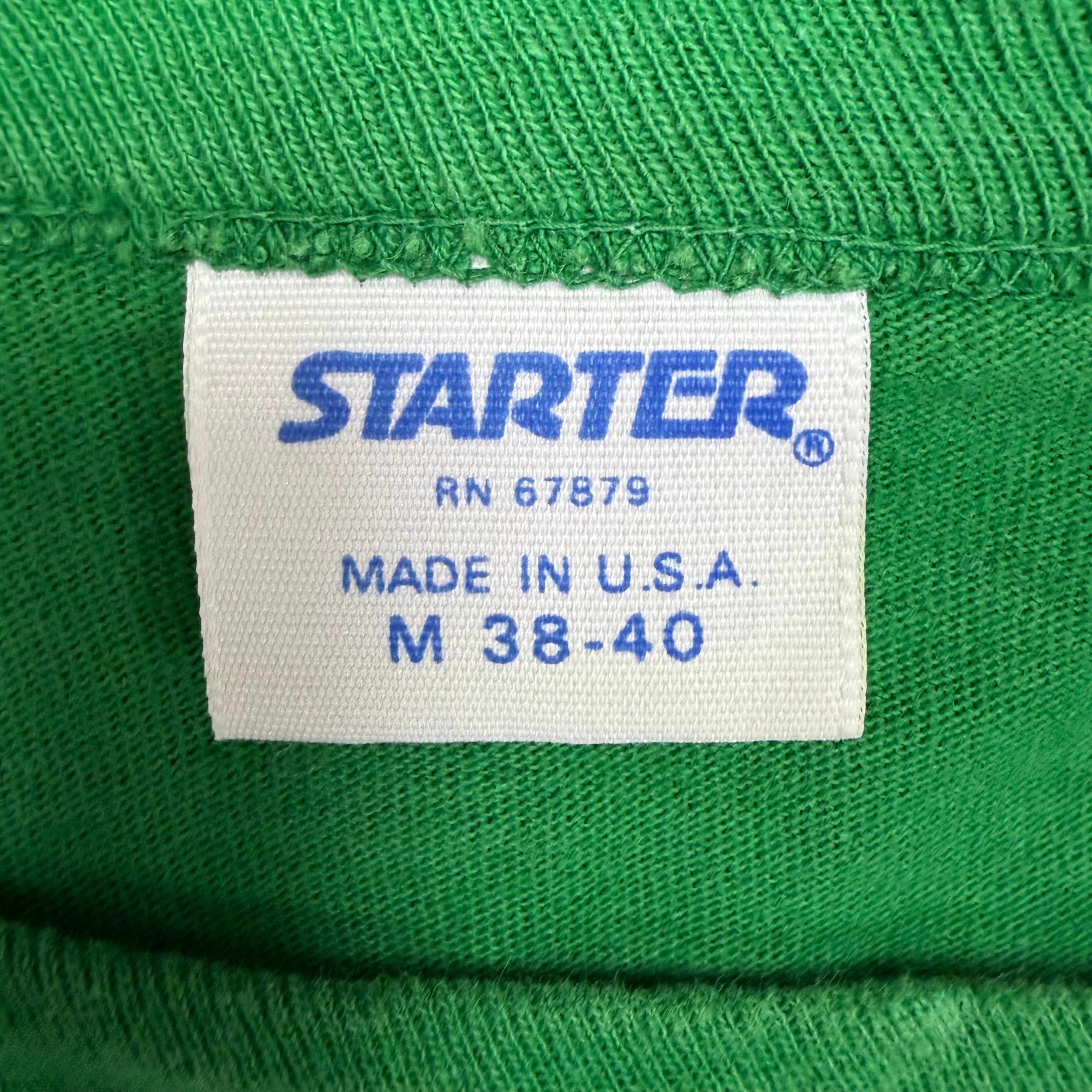 Vintage Starter University of Hawaii Rainbows Logo Tee Green