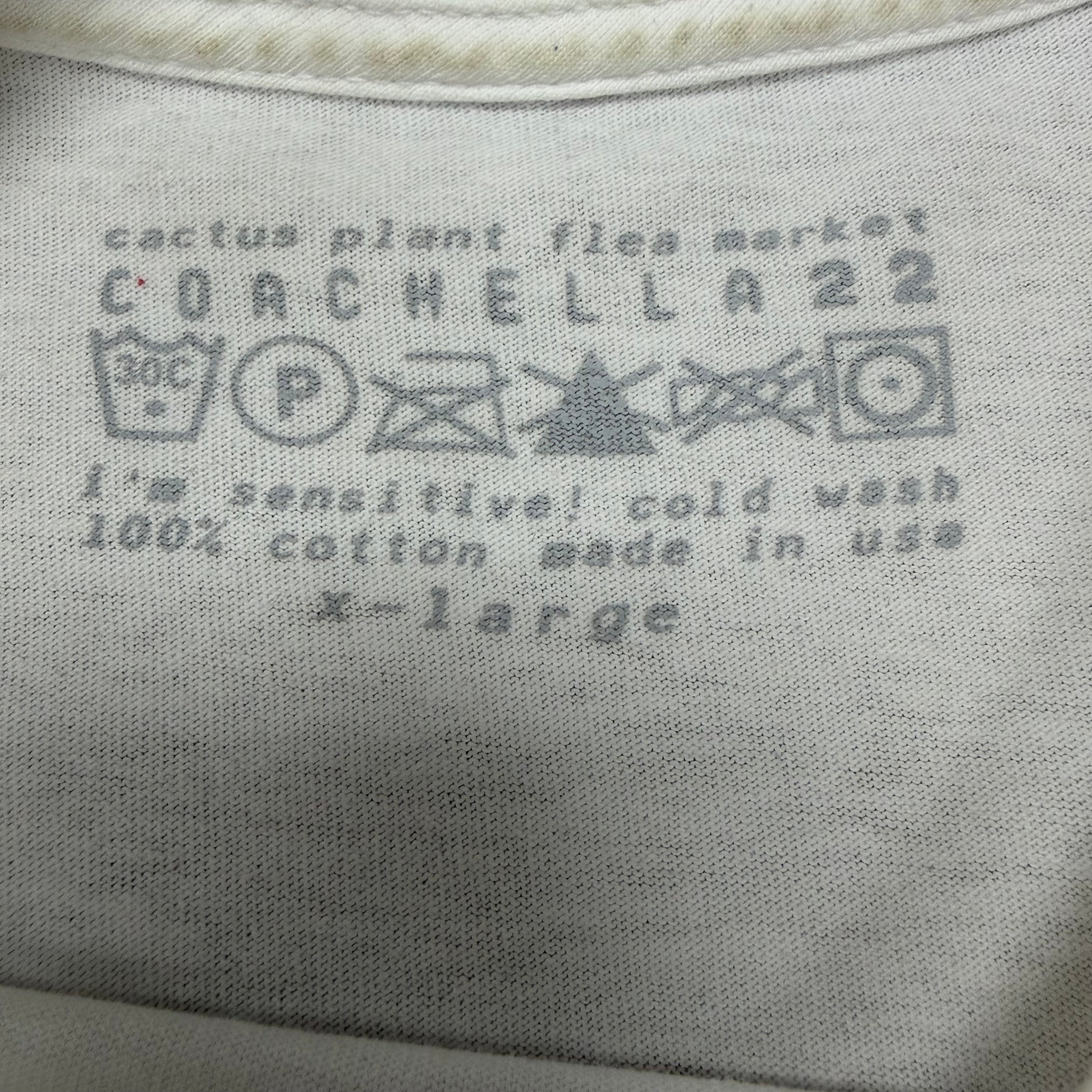 Cactus Plant Flea Market x Coachella Longsleeve White