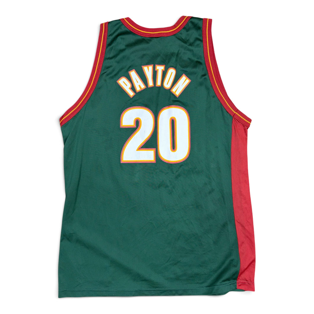 Vintage 90’s Champion NBA Seattle SuperSonics Gary Payton Away Jersey