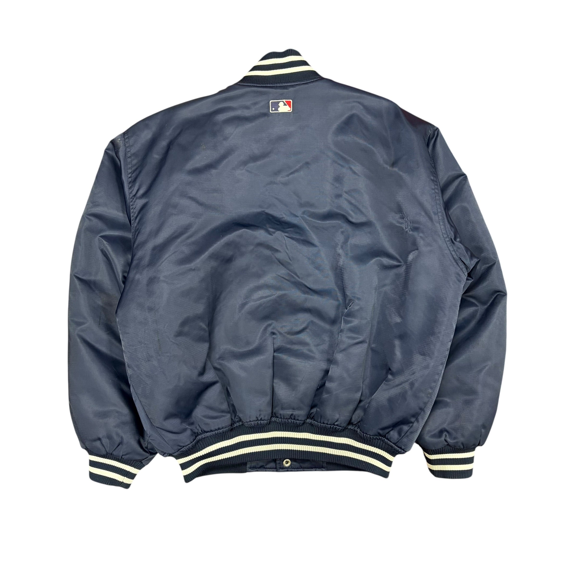 Vintage Majestic MLB New York Yankees Embroidered Satin Bomber Jacket