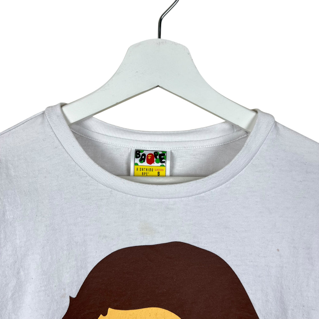 BAPE Women’s Big Ape Head Longsleeve White