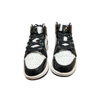 Jordan 1 Mid Patent Black White Gold (GS)