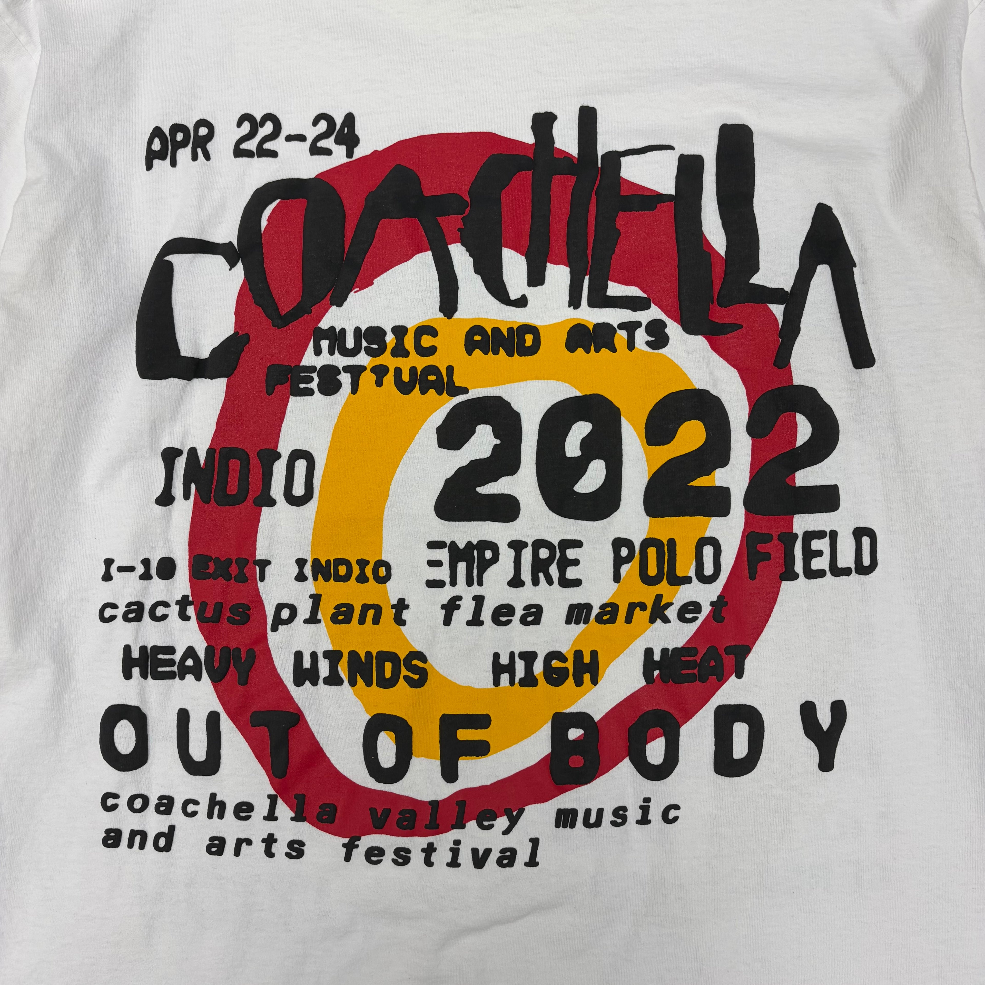 Cactus Plant Flea Market x Coachella Longsleeve White
