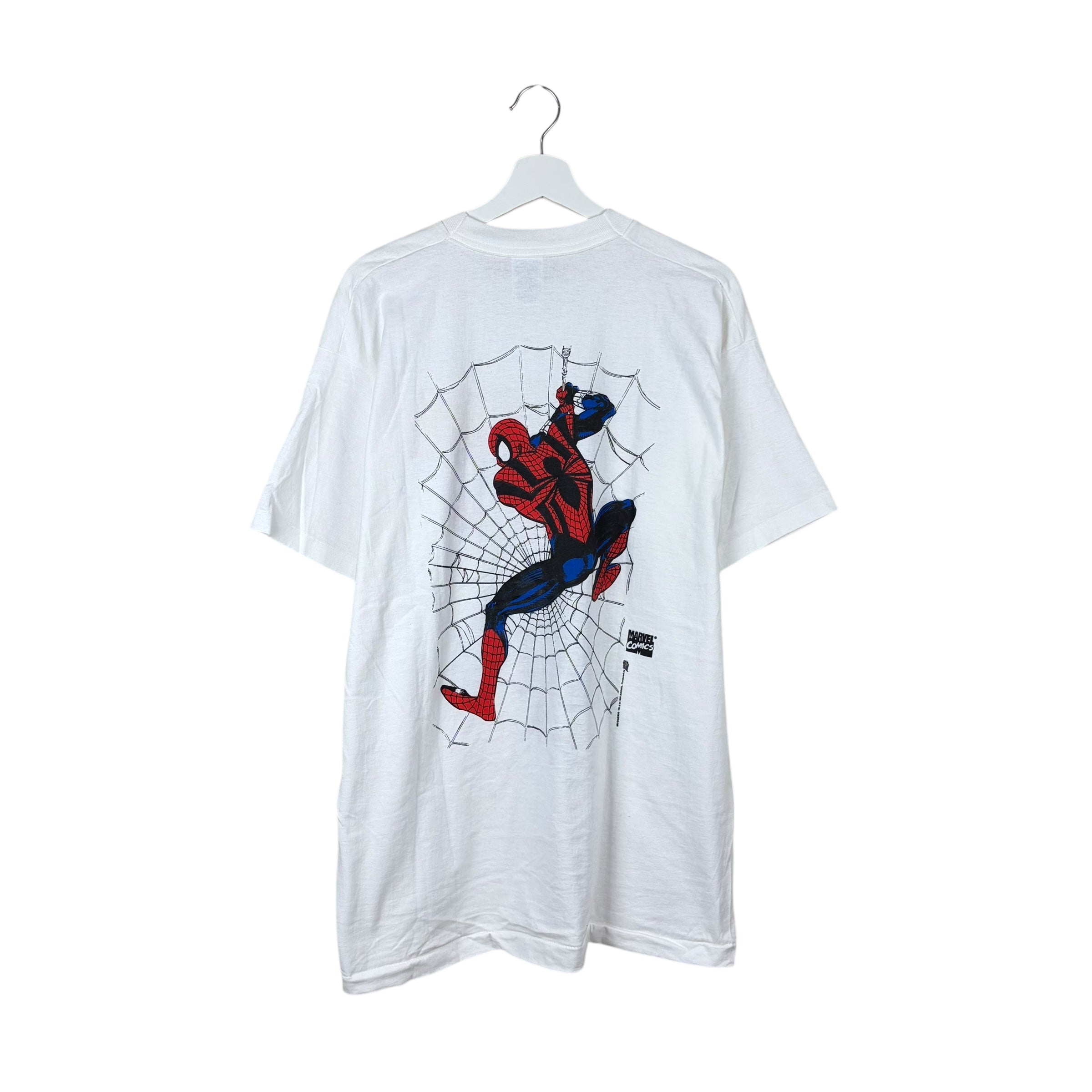 1996 Comic Images The Sensational Spider-Man Comic Tee White