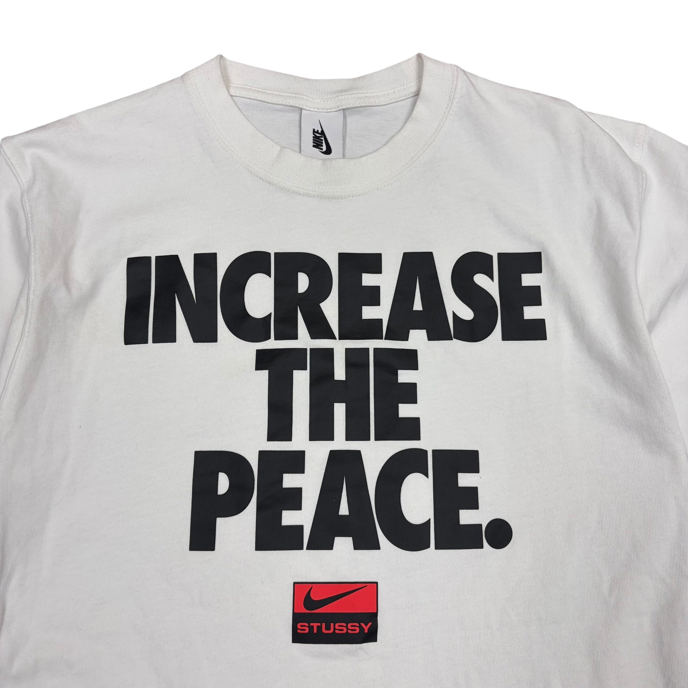 Stussy x Nike “Increase The Peace” Tee White