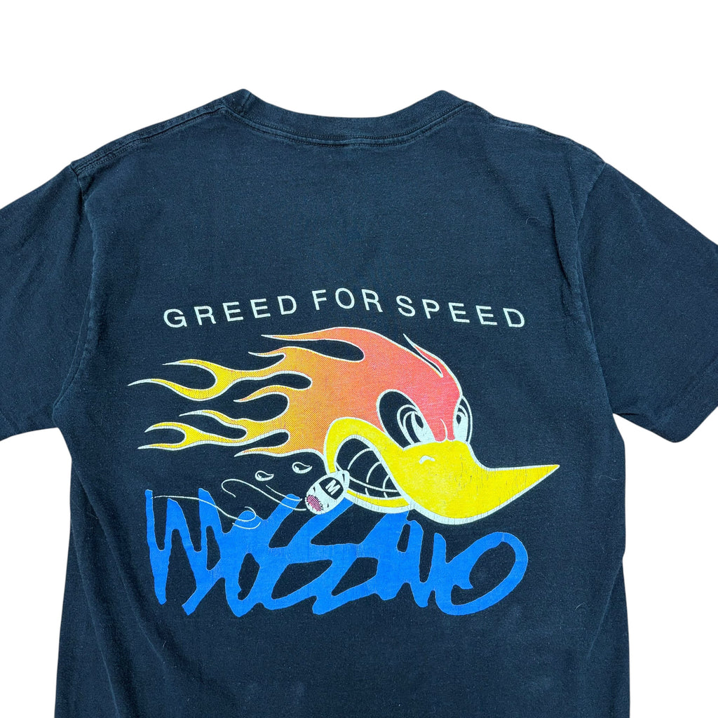90’s Mossimo “Greed For Speed” Tee Faded Black