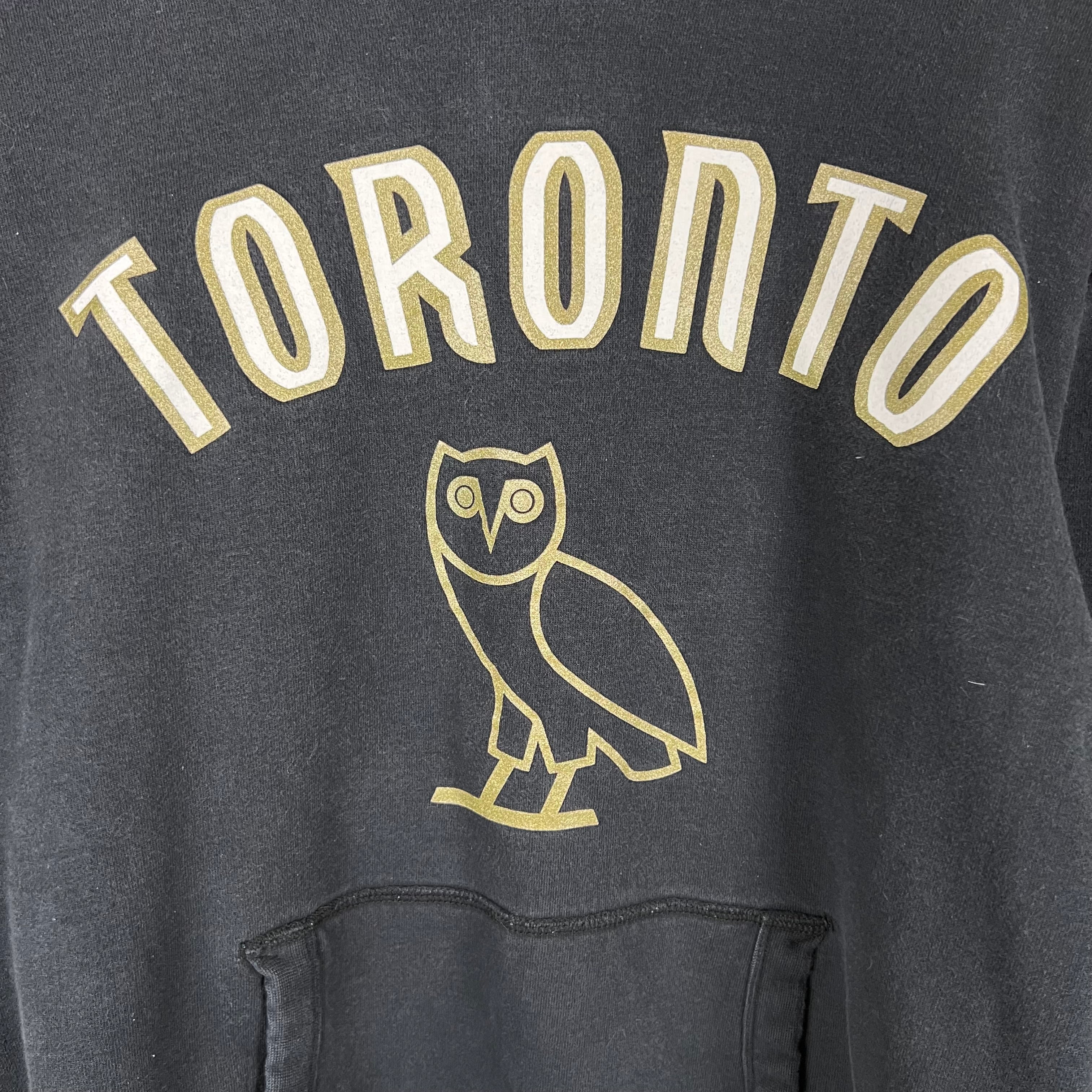 OVO x Toronto Raptors Spellout Hoodie Black