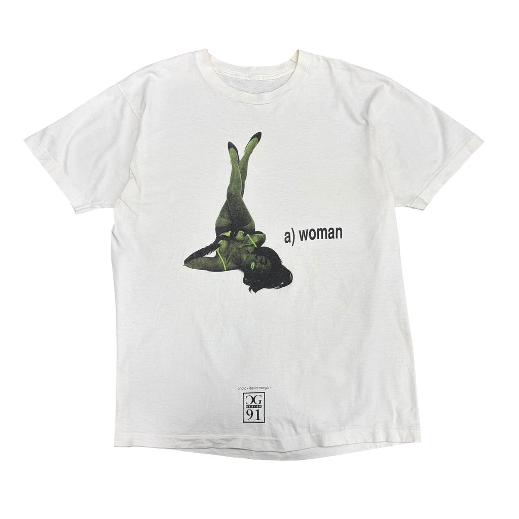 1991 Photos By David Morgan Woman Tee White