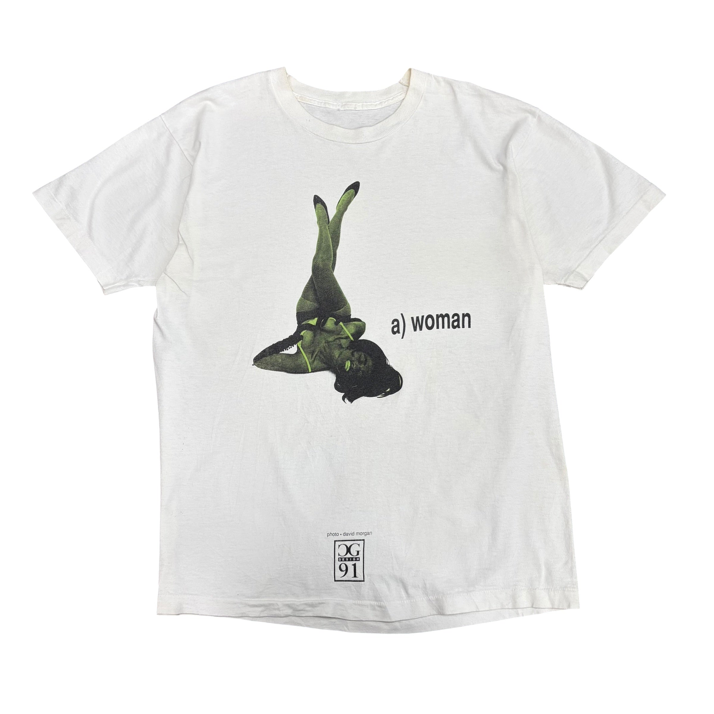 1991 Photos By David Morgan Woman Tee White