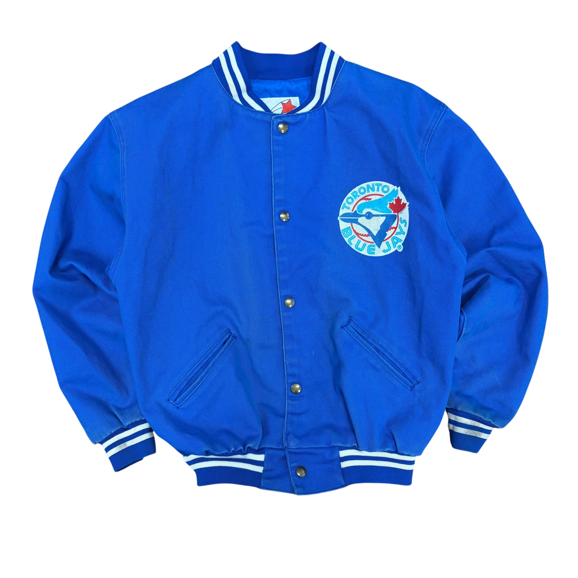Vintage Street Legends Women’s MLB Toronto Blue Jays Canvas Bomber Jacket