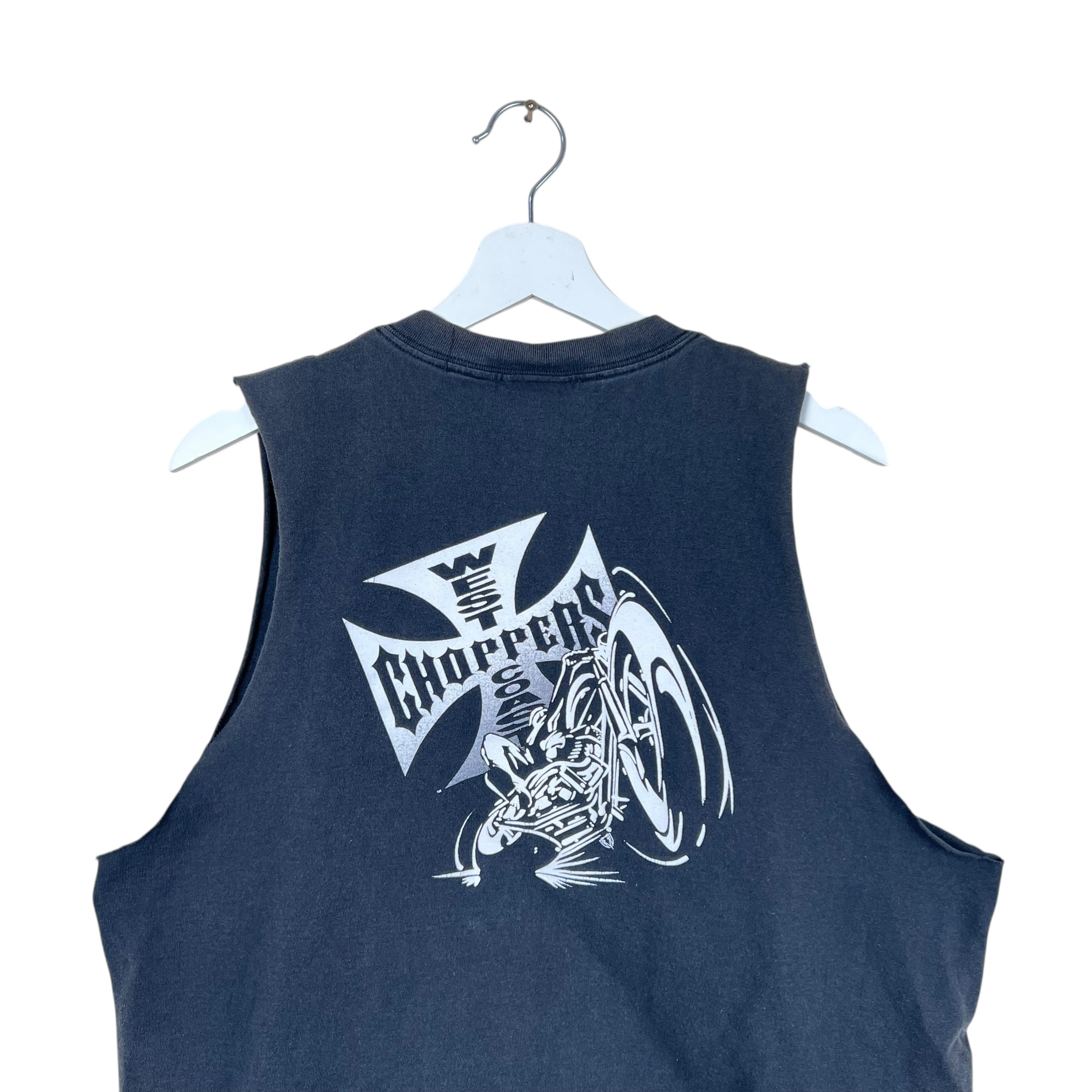 Vintage West Coast Choppers Jesse James Cut Off Tee Black