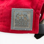 Vintage Blue Thunder Formula 1 Racing Logo StrapBack Red