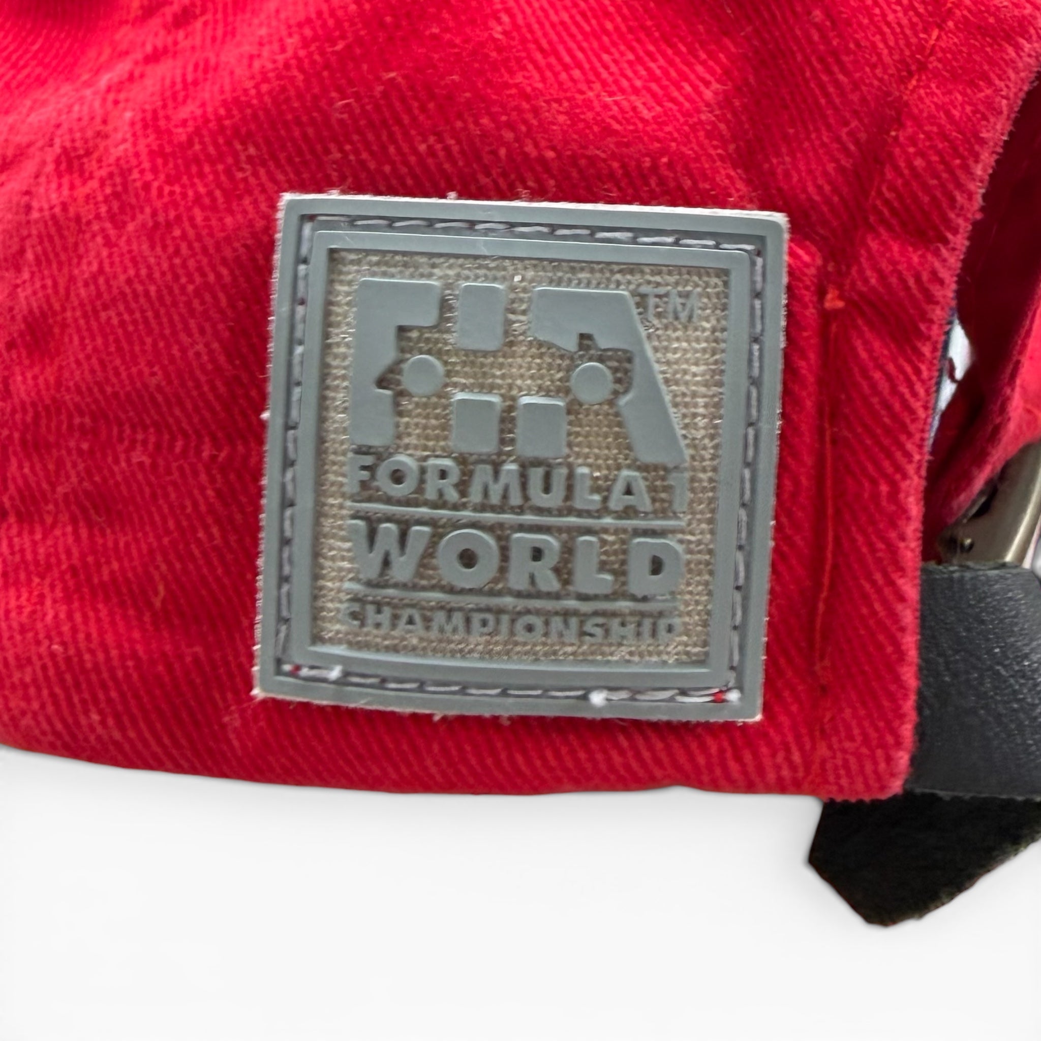 Vintage Blue Thunder Formula 1 Racing Logo StrapBack Red