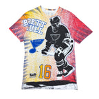 1992 Woody Sports NHL St. Louis Blues Bret Hull AOP Tee