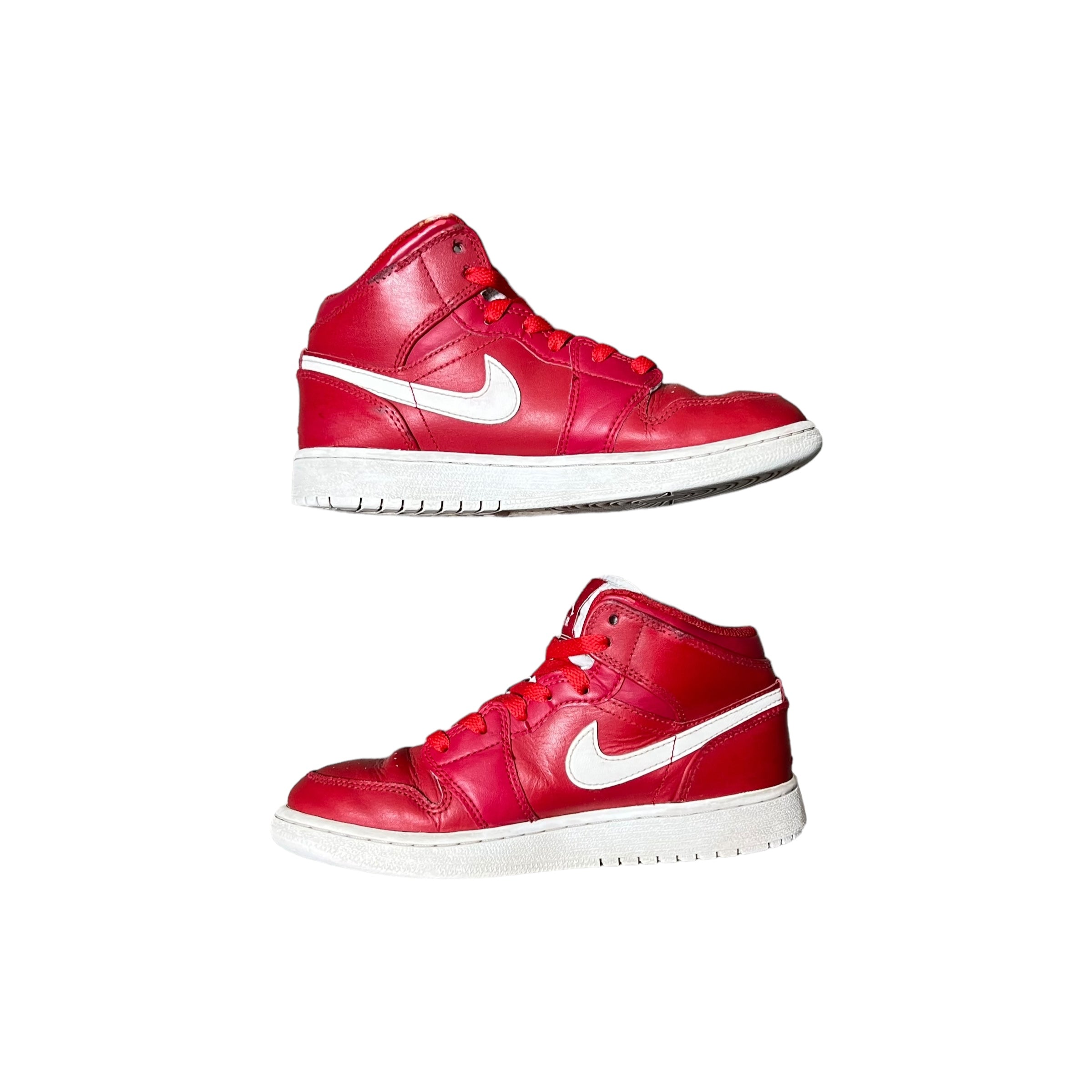 Jordan 1 Mid Gym Red White (GS)