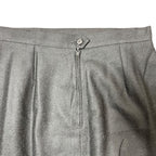Vintage Charles Maudret Women’s Wool Dress Skirt Black