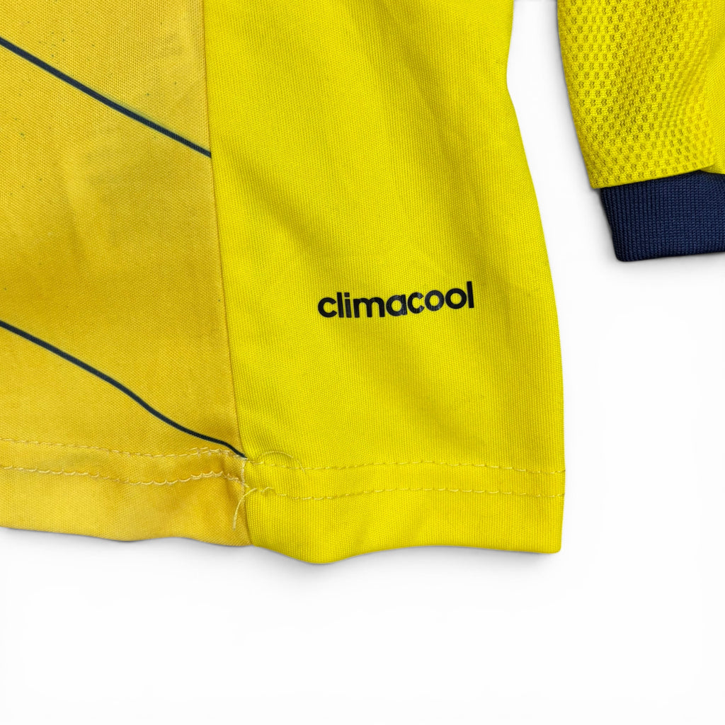 2014 Adidas Colombia Blank Home Longsleeve Jersey