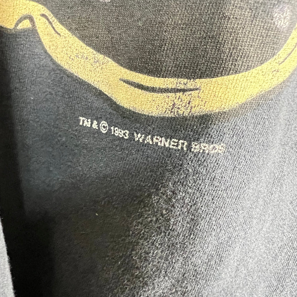 1993 Sun Looney Tunes Bugs & Taz Standing Football Longsleeve Black