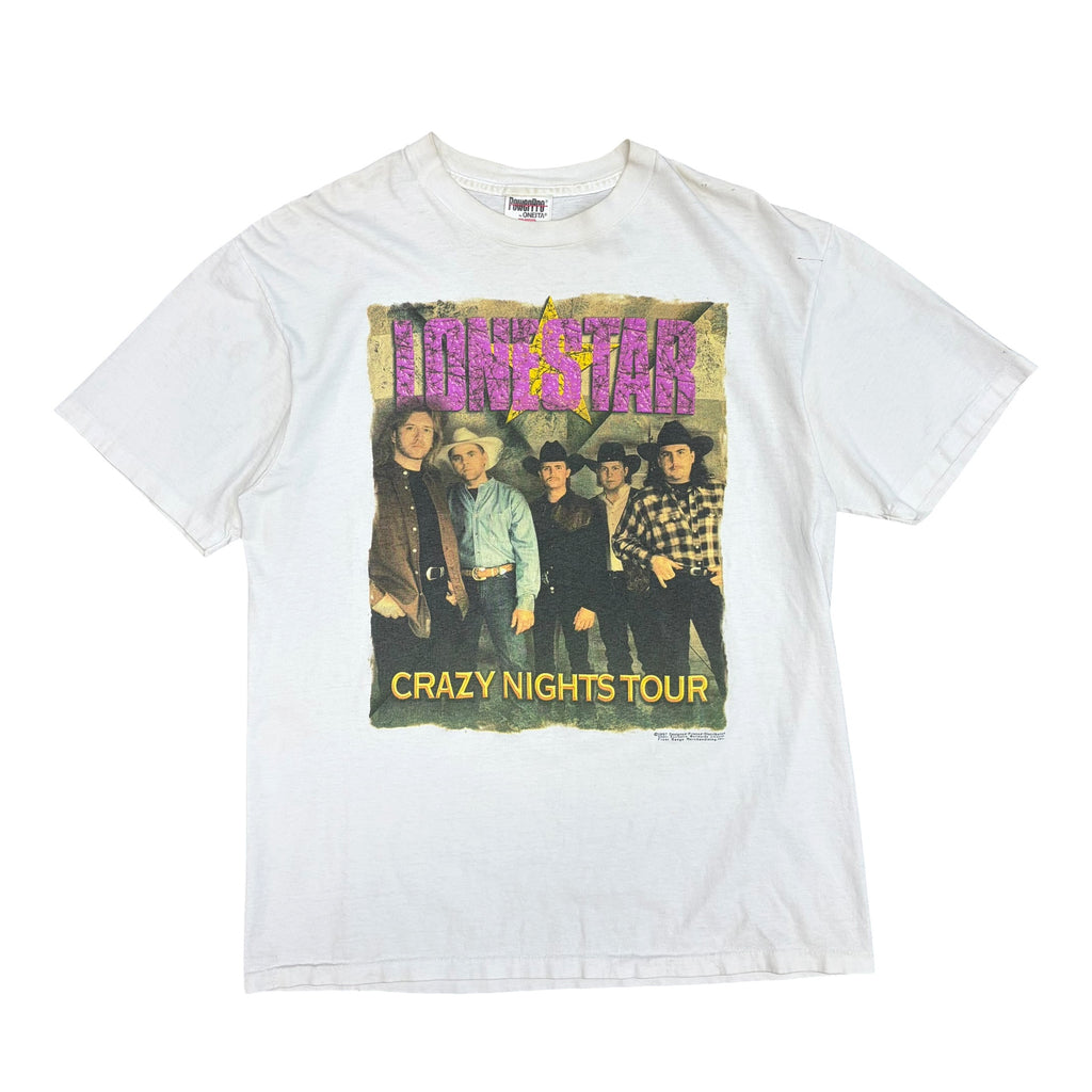 1997 Lonestar Crazy Nights Tour Tee White