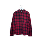 Vintage Nike ACG Long Sleeve Button Up Plaid Red/Black