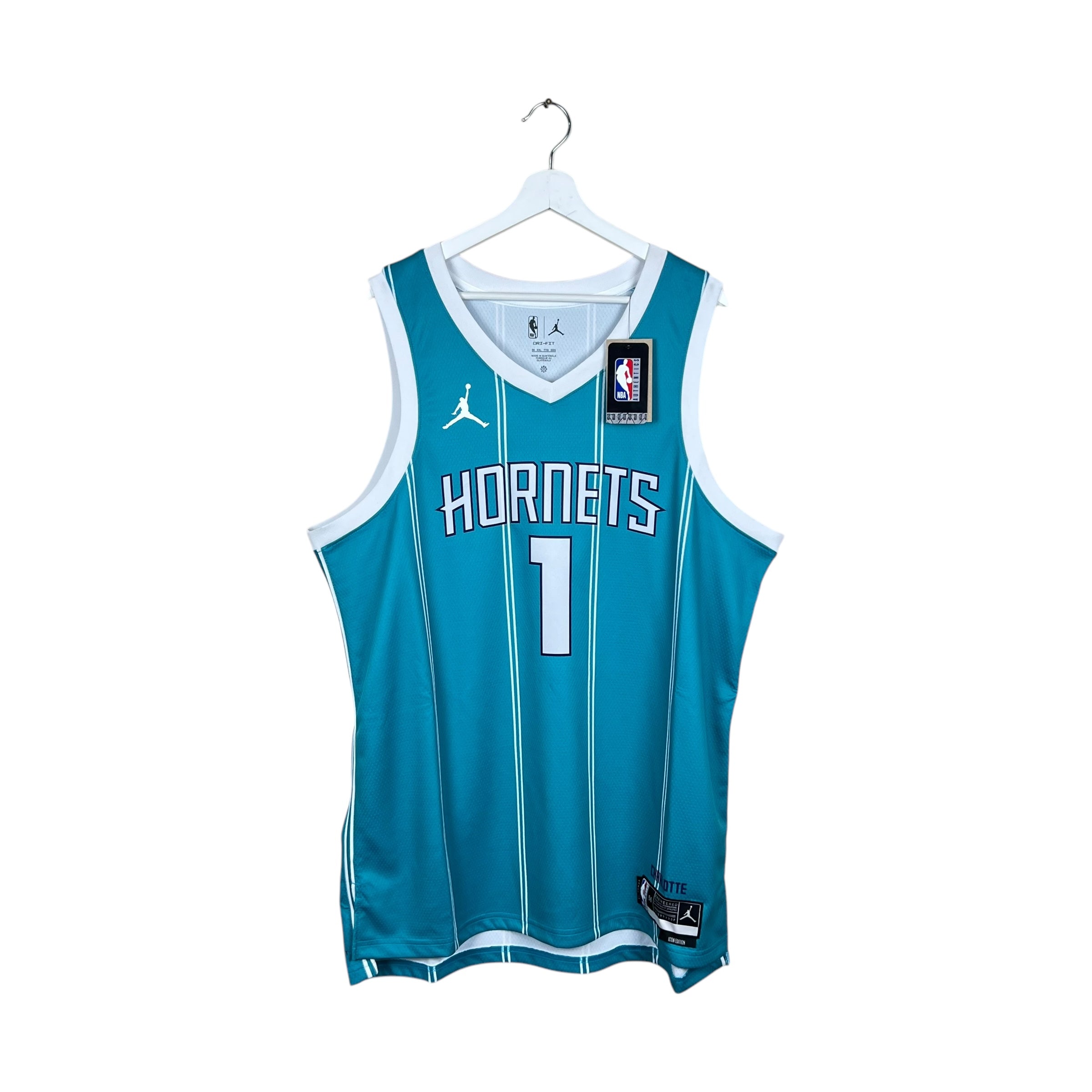 2023 Jordan Charlotte Hornets Lamelo Ball Away Jersey