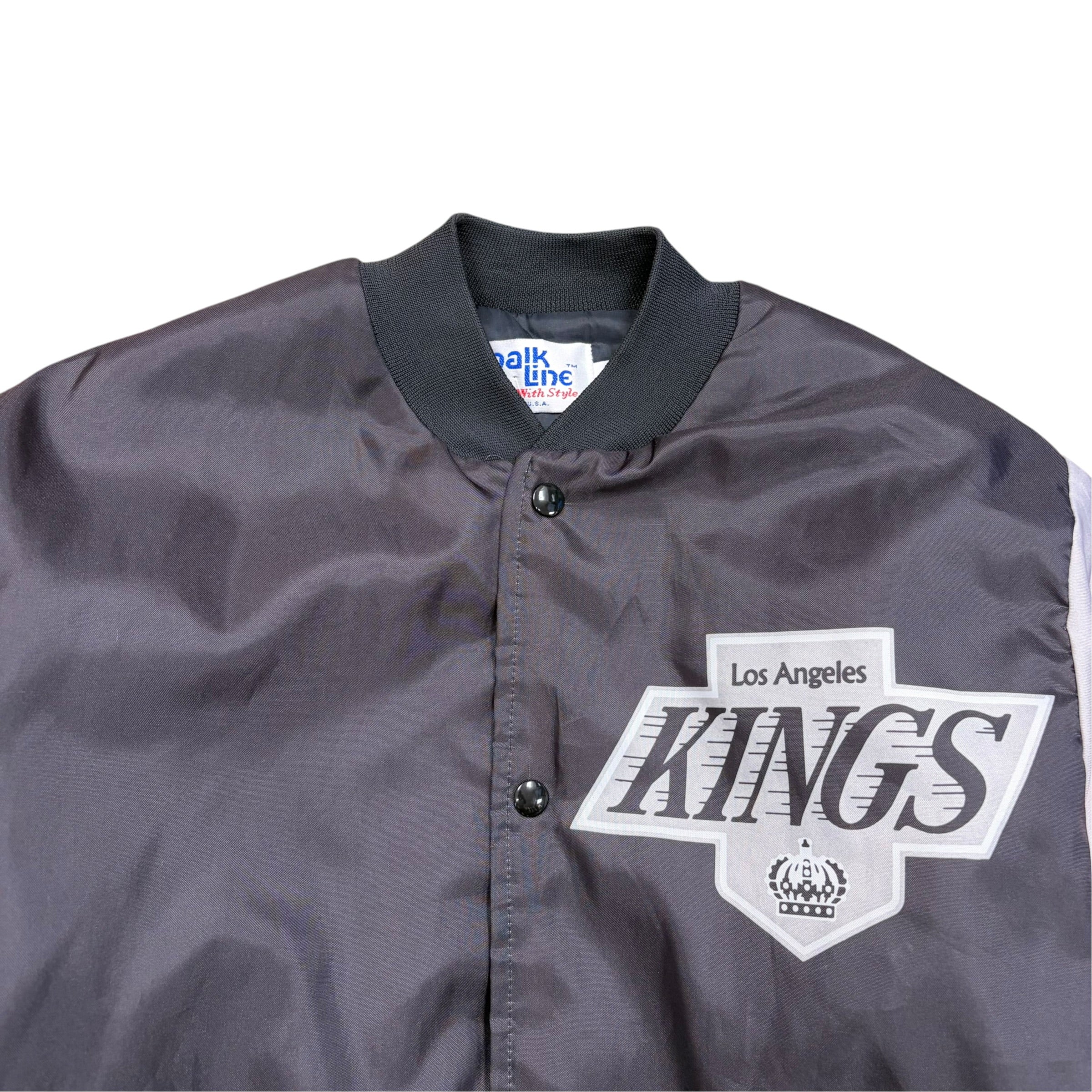 Vintage Chalkline NHL Los Angeles Kings Goalie Satin Jacket